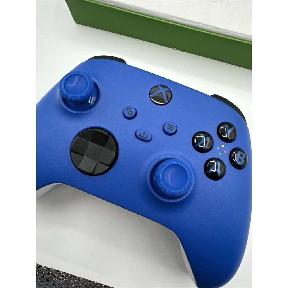 New Microsoft Original Xbox Controller S Shock Blue QAU-00065‎